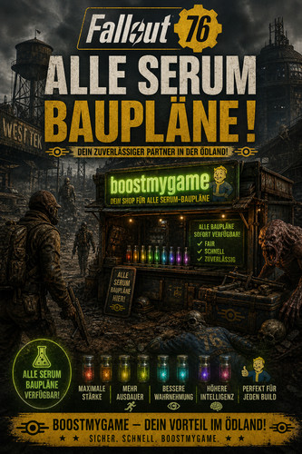Alle serumspläne für fallout - serumspläne,